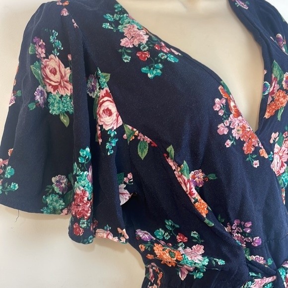 Band of gypsies floral one-piece flowing women's jumper - Picture 7 of 11